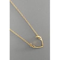 Selia minimalistische Geweih Halskette Hirsch Kette Gold Bambi Schmuck Damen Modeschmuck handgemacht Geschenk