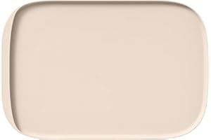 Kassiva Dog Food Mat, Silicone Pet Feeding Mat Non Slip Cat Bowl Mat Waterproof Tray Cushion (Natural-Tan, 45x30 cm)