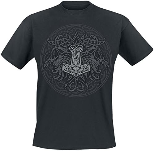 Celtic Viking Shield T-Shirt black 4XL