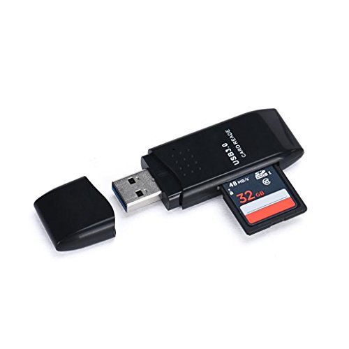 Generic 5 Gbps Schnelle USB 3.0 Adapter SD/Micro SD Kartenleser - Schwarz