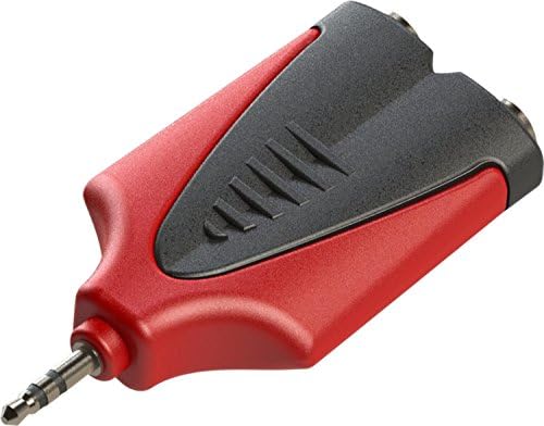 Pro Audio RA-MJ 3.5mm Stereo Plug to 2x 6.3mm Stereo Sockets Splitter