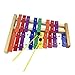 Produktbild WEIWEITOE-DE Orff World Professional 20 Tone Metal Colorful Xylophone Percussion Musical Instrument Children Early Music Learning