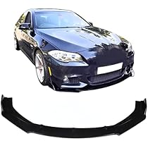 CCIYU Rear Bumper Diffuser Fin Spoiler – 34x6 Inches – Bright Carbon Style Black – Universal Fit