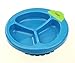 Foryee Baby Keeping Warm Stay Put Divided Suction Warming Plate - Blue