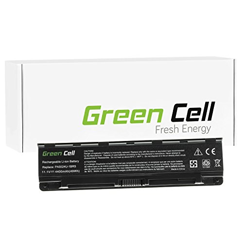 Green Cell® Standard Serie PA5024U-1BRS Akku für Toshiba Satellite C850 C850D C855 C870 L850 L855 L870 (6 Zellen 4400mAh 11.1V Schwarz)