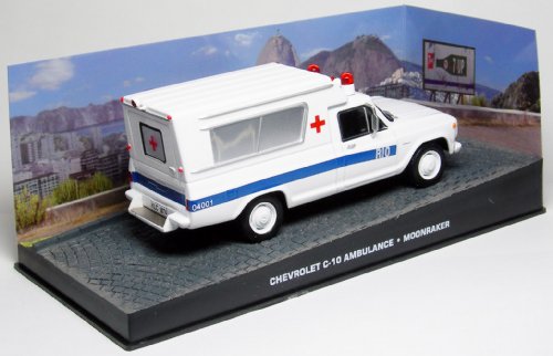 Preisvergleich Produktbild 007 James Bond Car Collection #96 Chevrolet C10 ambulance (Moonraker)