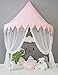 Produktbild Nordic Ideas Baldachin Rosa Betthimmel Kinder Moskitonetz Babybett Himmel Spielzelt Kinderzimmer Prinzessinnen Deko Zimmer Mädchen WBTP
