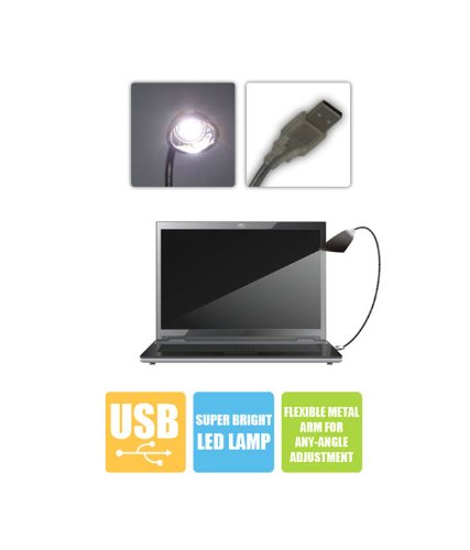 Aart Premium Metal Flexible USB Light For Laptops RS.199 (82.00% Off) - Amazon