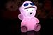 Light Up Teddy Bear Lamp - Colour Changing LED Battery Sensory Night Light for Children, Kids Bedroom, Baby by PK Green