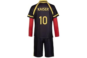 Lzrong Blue Lock Costume de cosplay Isagi Yoichi Cosplay Reo Mikage Jeu de rôle Football Entraînement Uniforme complet Halloween Cosplay pour garçon/homme
