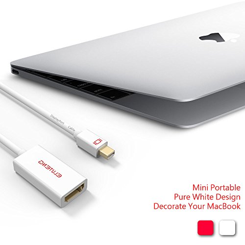 ELUTENG Mini DisplayPort auf HDMI Adapter 4K Mini DP to HDMI Kabel Thunderbolt Kompatibel UHD Mini DisplayPort HDTV Cable für Apple MacBook Pro Air Mac Mini Pro iMac - 7