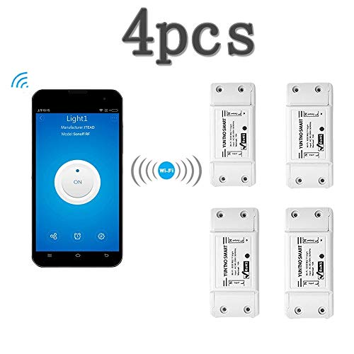 KOBWA Smart Switch Multifonctionnel WiFi télécommande sans Fil Commande vocale pour des Effets, Co KOBWA Smart Switch Multifonctionnel WiFi télécommande sans Fil Commande vocale pour des Effets, Co