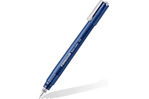 Staedtler Mars Matic, Stylo à pointe tubulaire professionnel pour le dessin sur papier, Pointe de 0.8 mm, Livré dans un étui en carton, 700 08