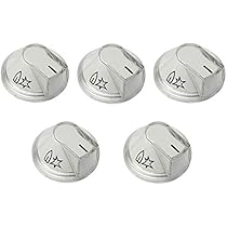 FIGEVIDA Kit 5 Manopole Serigrafate Colore Nero 3550377349