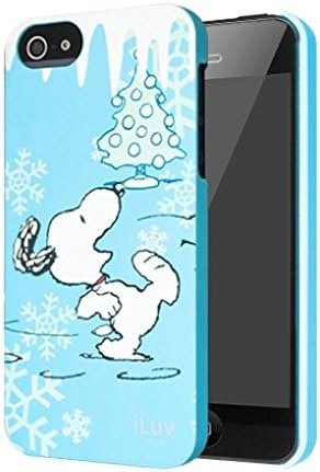 Faceplate for Apple iPhone 5 5S iLuv Snoopy Kicking Snow