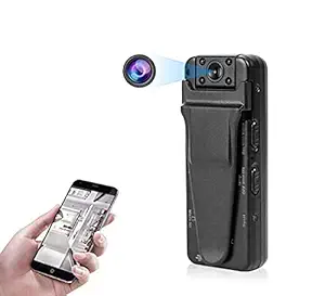 Technoview WiFi Body Wireless Camera Long Battery Backup Full HD 1080P Camera Motion Detection Personal Camera for Home, Office and Meeting - A16