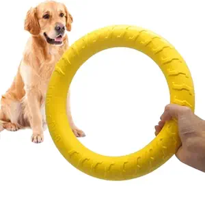 DLDER Indestructible Dog Toys, Dog Chew Toys for Aggressive Chewers, Flying Discs for Small/Medium/Large Breeds. Floating Dog Ring Toys for Throwing, Catching, Grabbing. (X-Large)