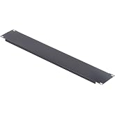 Aiten Data 2U Blind Panel for 19" Rack Cabinet, Black