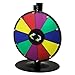 Produktbild Buoqua 15" Glücksrad Spielzeug Farbe Rad Lotteriespiele 3.8kg Prize Wheel Tabletop Wheel of Fortune Spinning Prize Wheel Roulette Game (15 Inch)