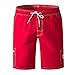 Produktbild TWISFER Badehose Herren kurz Badeshorts männer Strand Surf Shorts Schwimmhose für Laufen Surfen Schwimmen Beachshorts mit Verstellbarem Tunnelzug