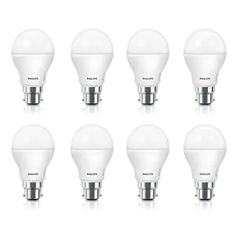 Philips AceSaver 4W B22 LED Bulb 350lm,Warm White, Pack of 8