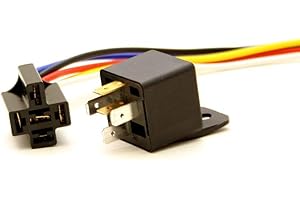 edi-tronic Przekaźnik samochodowy z gniazdem 12 V, 40 A, z gniazdem