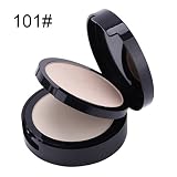 Weisy Double Layer Foundation Mineralgepresste Compact Powder Matte + Shimmer Face Whitening Concealer Powder Face Make Up Palette