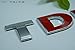 Produktbild D324 TDI auto aufkleber 3D Emblem Badge top Plakette Abzeichen car Sticker mobil