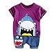 Produktbild LSAltd Kleinkind Baby Kinder Jungen Sommer Niedlichen Cartoon Shark Kurzarm Tops T-Shirt + Shorts Hosen Casual Outfits Set