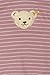 Steiff Baby Girls Sweatshirt 1/1 Arm Hooded Long Sleeve Sweatshirt, Purple (dusky Orchid Purple 7982), 6-12 months (Manufacturer size: 80)