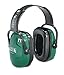 Price comparison product image Honeywell Howard Leight 1010928 Thunder T1 Ear Defender Hearing Protection, SNR 30, Black and Green