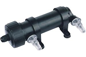 AQUAONE AQUARISTIKWELT24 SunSun UVC, Sterilizzatore UV 7 Watt per acquari e laghetti UVC Cleaner chiarificatore