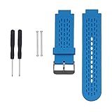 ZOOMY Silikon-Armband für Garmin Approach S2/S4 GPS Golf Watch/Vivoactive Lime dunkelblau