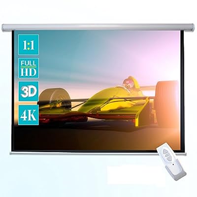 Celexon Ecran de projection motorise ivolum 240 x 240 cm, Ecran de projection Format 1:1, Ecran de projection Home Cinema, Ecran de projection pour videoprojecteur, Ecran de projection 3D, Ecran de projection motorise, Ecran de projection electrique