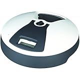 Trixie 24383 Futterautomat TX6, 6 × 240 ml/ø 32 cm × 10 cm, dunkelgrau/weiß