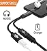 Produktbild 2 in1 Lightning Kopfhörer Jack Adapter für iPhone 8/8 Plus,iPhone X,iPhone7/7 Plus, AUX Kopfhörer Jack Adapter Splitter Audio Ladegerät Unterstützung Music Control und Anruf Funktion.Unterstützt IOS 10.3/11Oder HöHe UnterstüTzt Schwarz