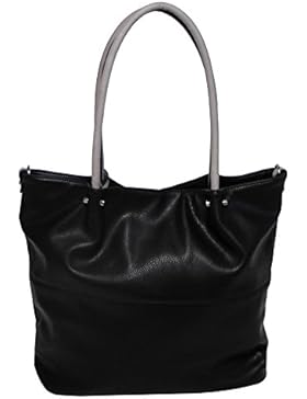 Maestro Damen Tasche Shopper , Farbe: Dunkelgrau