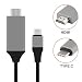 Produktbild Teepao Typ C Zu HDMI Kabel, 6.6FT USB C Zu HDTV Kabel, USB 3.1 Typ C Stecker Zu HDMI Stecker Adapter für MacBook, MacBook Pro, DELL Xps 13, Chromebook Pixel, S8 / S8 Plus Etc