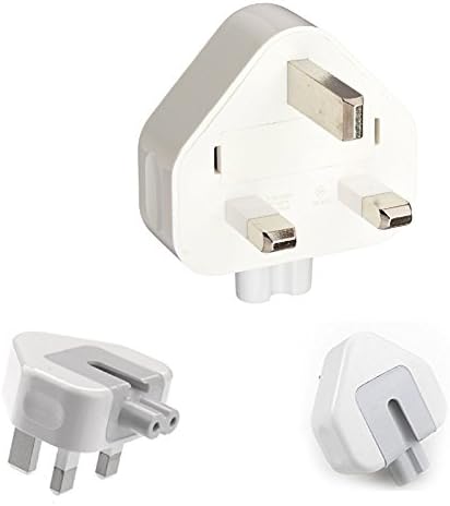 BuycheapDG UK AC Plug Duckhead Adapter Power Travel Adapter Wall Plug Charger Power Converter Charger for Apple Pod iPhone iPad MacBook Pro/Air