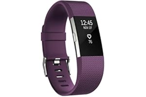 Panda Bobo Strap Compatible with Fitbit Charge 2, Replacement Sport Band for Men Women, Classic Adjustable Soft Silicone Wristband