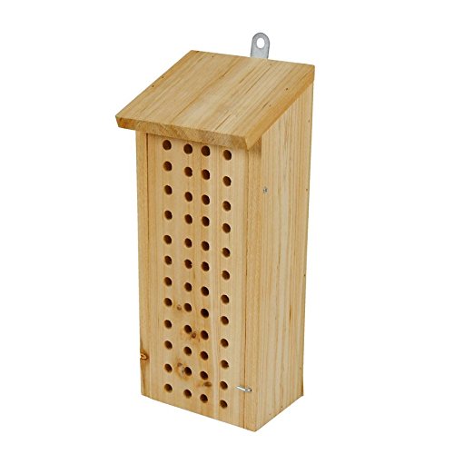 Preisvergleich Produktbild Grüner Jan Bienenhotel aus Holz Insektenhaus Insektenhotel Insektenasyl Schutz