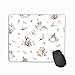 Produktbild Custom Mouse Pad,11.81 X 9.84 Inch Unique Printed Mouse Mat Design Baby Animals Nursery Isolated bannies Watercolor Boho Cute Baby Fox Deer Animal Woodland Rabbit Baby Animals