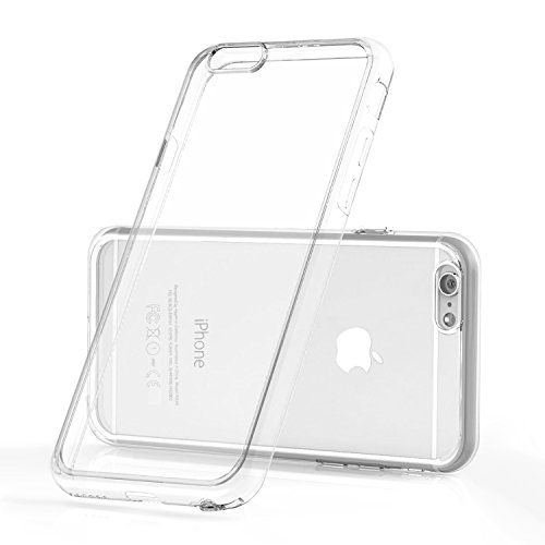 iPhone 6 Funda TechRise Ultra-Cristal iPhone 6 6S Funda Caso Carcasa Case Bumper Cover con Absorci  n de Impactos y Anti-Ara  azos Espalda para iPhone 6S 6-Clara
