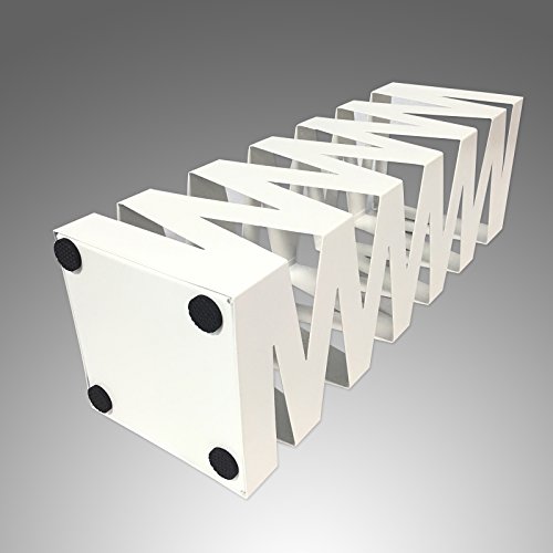 Songmics Schirmständer Regenschirmständer Wasserauffangschale und Haken werden verschenkt 49 cm weiß LUC16W - 5