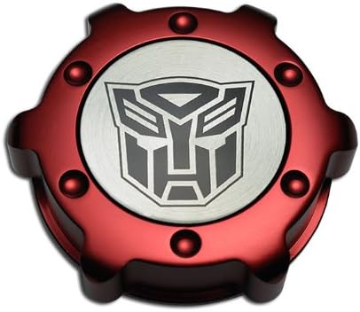AUTOBOT Transformers RED OIL CAP Chevrolet in Billet Aluminum for LS3 6.2L Pontiac G8 GXP LS3 Engines 09 10 2009 2010