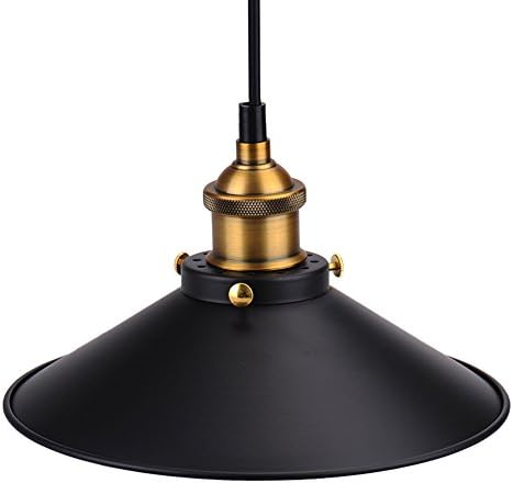 E27 Vintage Industrial Style Retro Metal Pendant Light Ceiling Lamp Lampshade Without The Blub