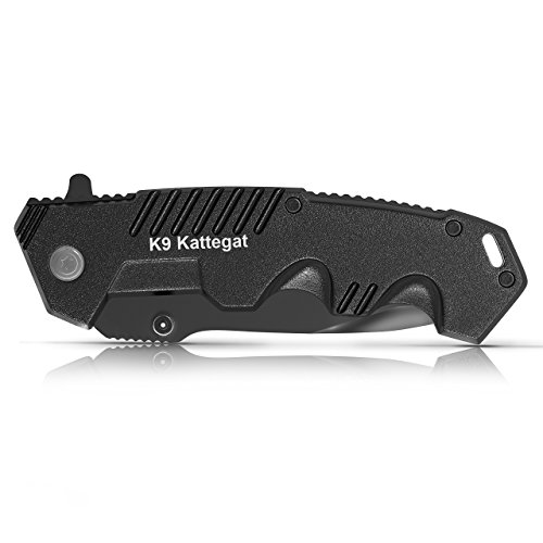 BERGKVIST Klappmesser extra scharf | Mattschwarzes Outdoor Survival Taschenmesser | Kompaktes Einhandmesser mit Edelstahlklinge & Aluminiumgehäuse | Ideal einsetzbar für Freizeit, Arbeit, Wandern & beim Camping - 9