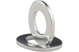 Fajoeda Unterlegscheiben M8,50 Stück Unterlegscheiben M8 Edelstahl A2 - V2A für Schrauben,Gewindestange(M8 x16mm x1.5m)