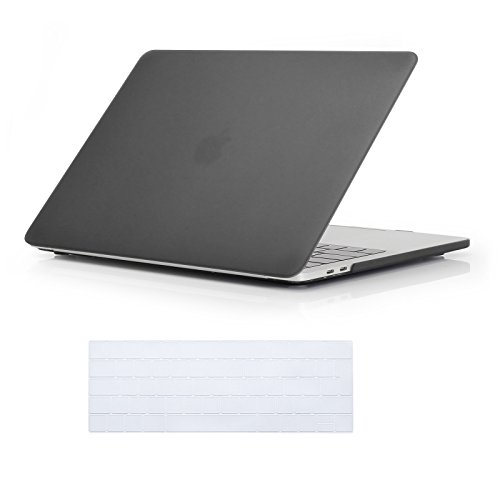 Case MacBook New Pro 13 Retina H  lle Schwarz    iCasso Reines Farbe design Ultra Slim Kratzfeste Matt Rutschfest f  r MacBook Pro 13 Zoll Retina mit 