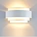 Produktbild Lightess LED Wandleuchte Weiss Innen Wandlampe Warmweiß Up and Down 5W Innenleuchte Wand aus Aluminium modern für Schlafzimmer Wohnzimmer Küche usw. (Glühbirne enthalten)